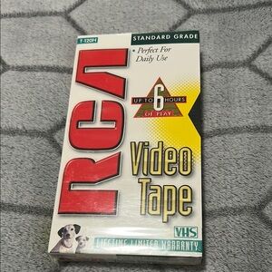 Standard Grade VHS Video Tape - White
